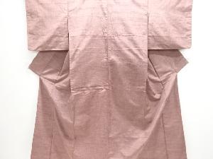 アンティーク　手織り紬着物